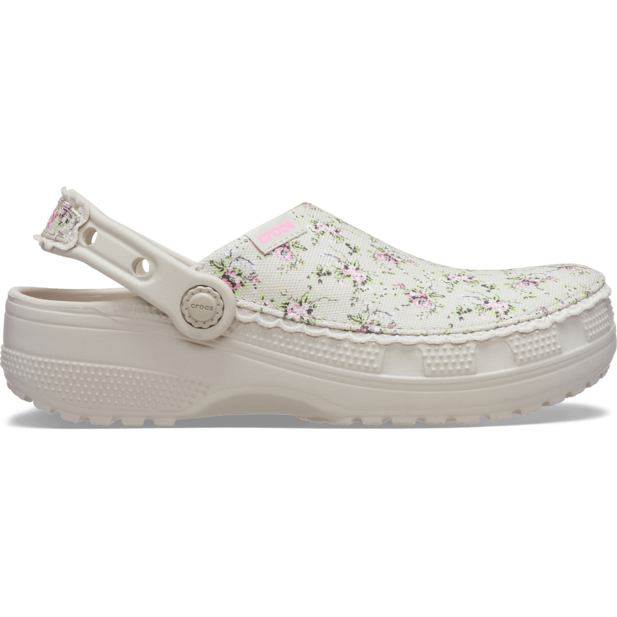 Kids' Crafted Ditsy Floral Clog - Cocoa Crème