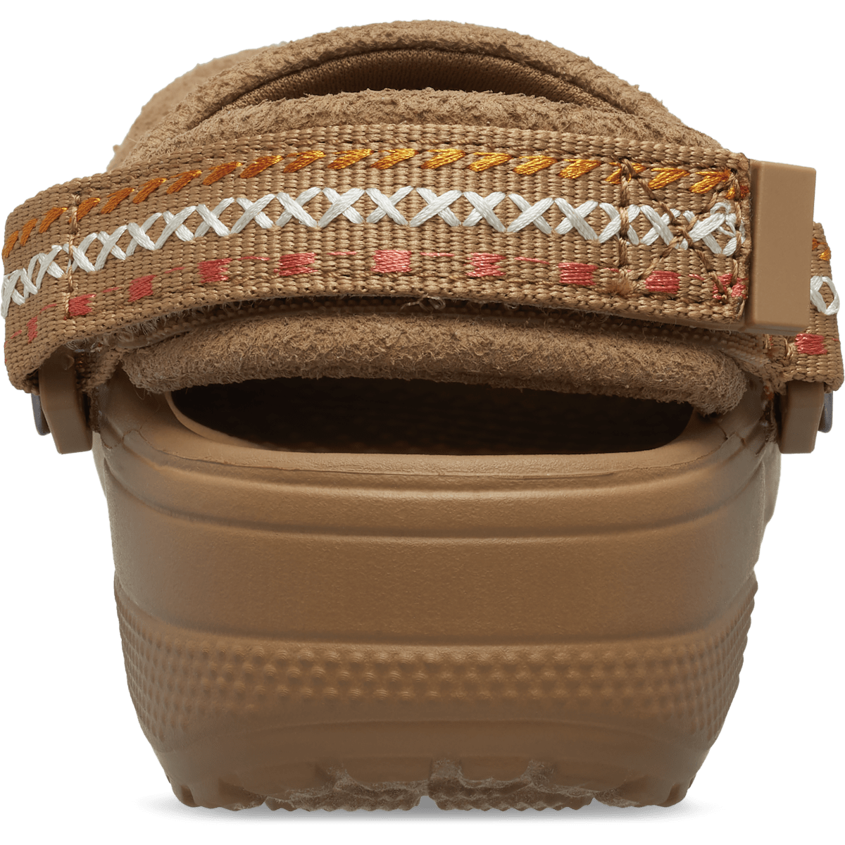 Kids' Crafted Vegan Suede Stitch Clog - Sepia