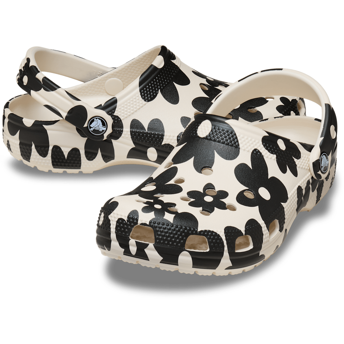 Classic Pop Petals Clog - Summit White/Multi