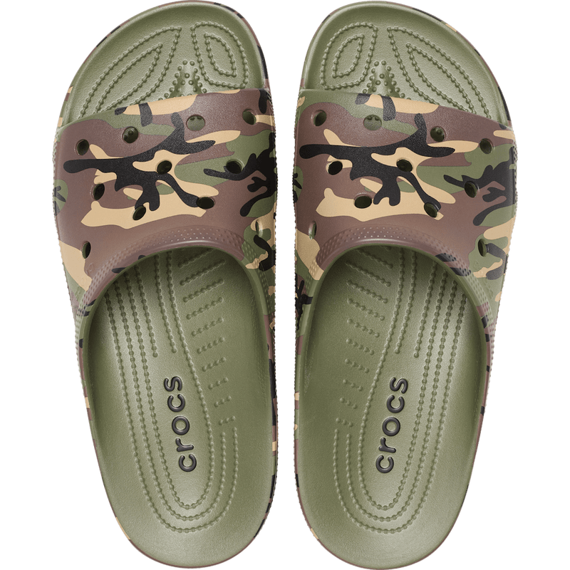 Men’s Camouflage Saturday Slide - Army Green / Multi