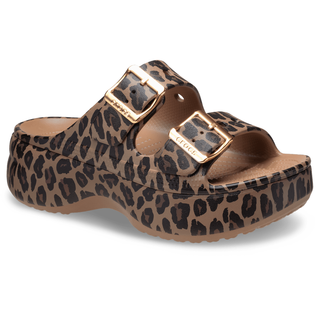 Saturday Platform Leopard Sandal - Sepia/Leopard/Gold
