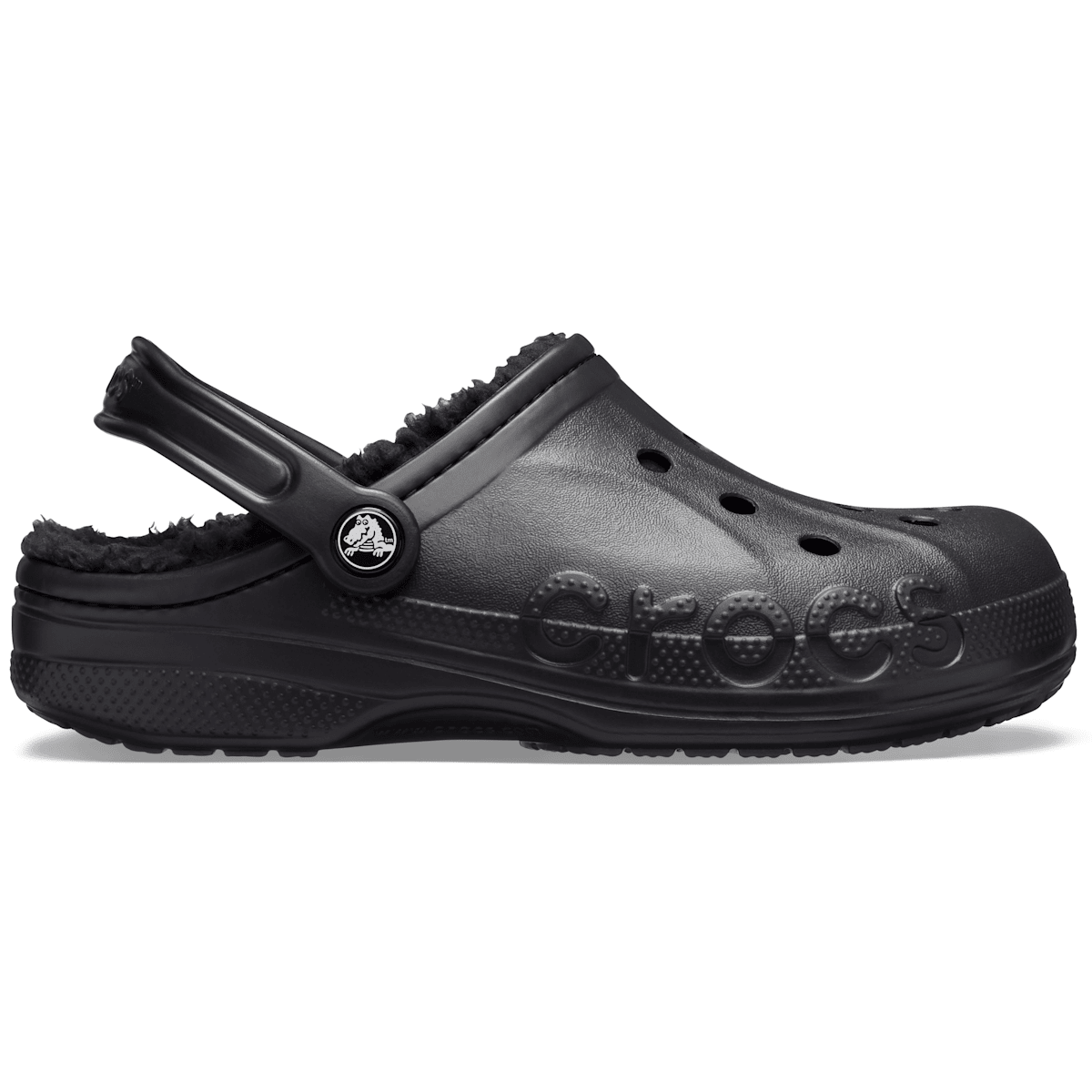 Baya Lined Clog - Black / Black