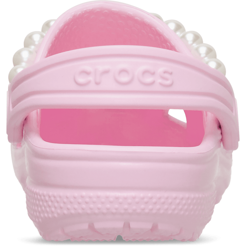 Toddler Classic Pearl Glam Clog - Pink Milk