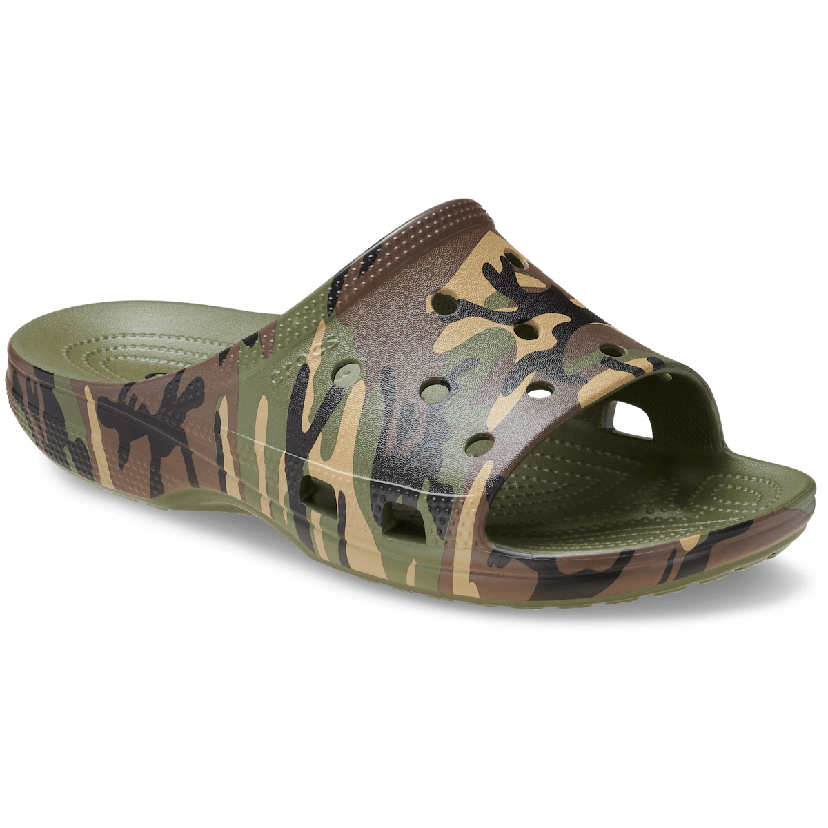 Men’s Camouflage Saturday Slide - Army Green / Multi