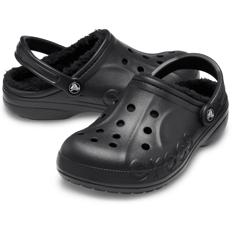 Baya Lined Clog - Black / Black