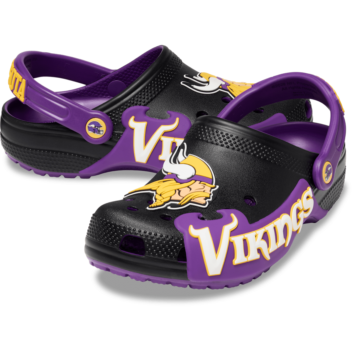 Kids' NFL Minnesota Vikings Graphic Classic Clog - Multi