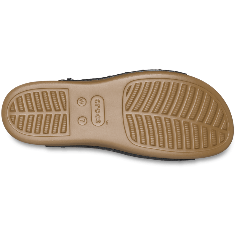 Dylan Studded Platform Slide - Black/Sepia