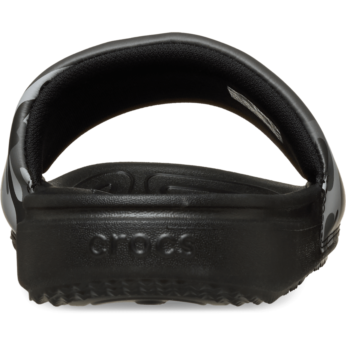 Men's Crocs All Day Camouflage Slide - Black / Grey