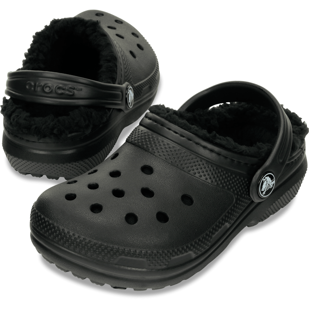 Kids' Classic Lined Clog - Black / Black