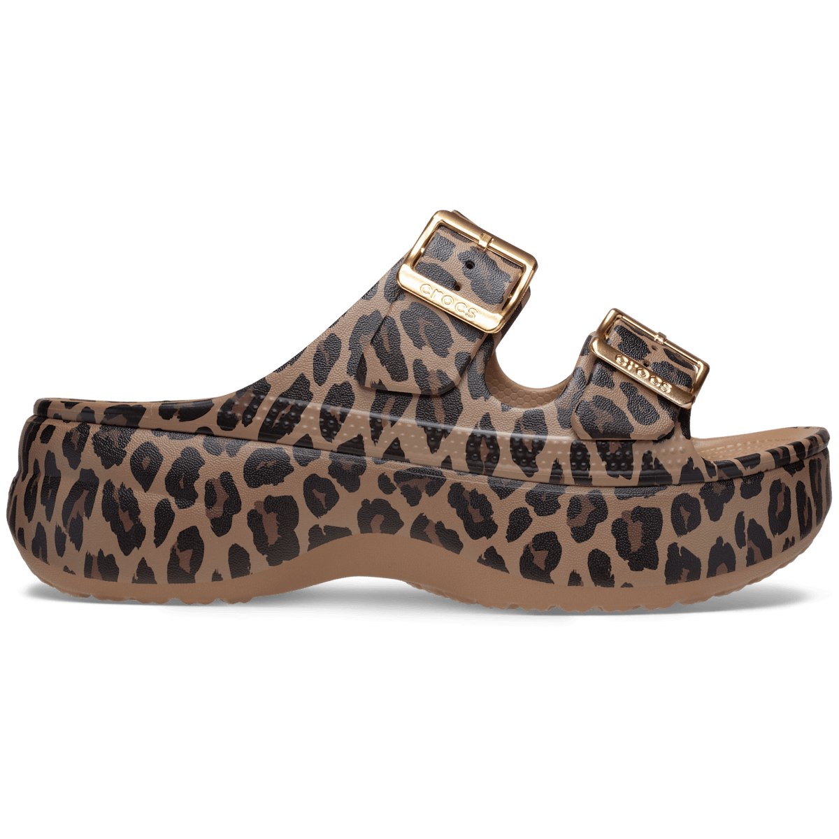 Saturday Platform Leopard Sandal - Sepia/Leopard/Gold