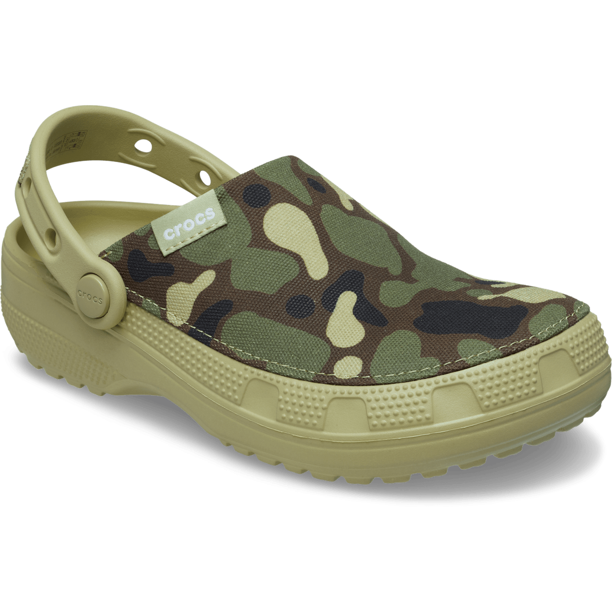 Crafted Camo Clog - Tac Green