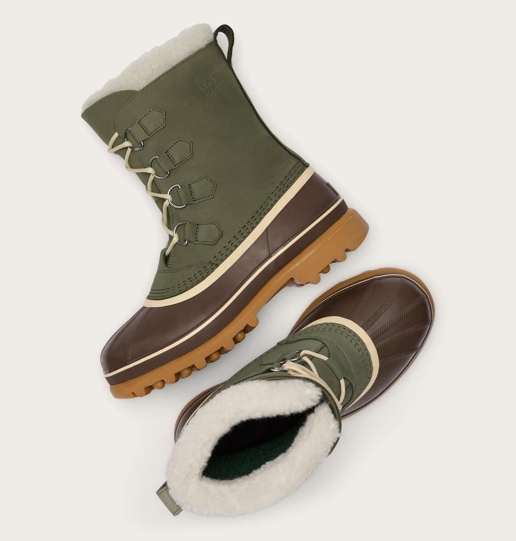 Caribou™ Men's Winter Boot - Stone Green, Tobacco