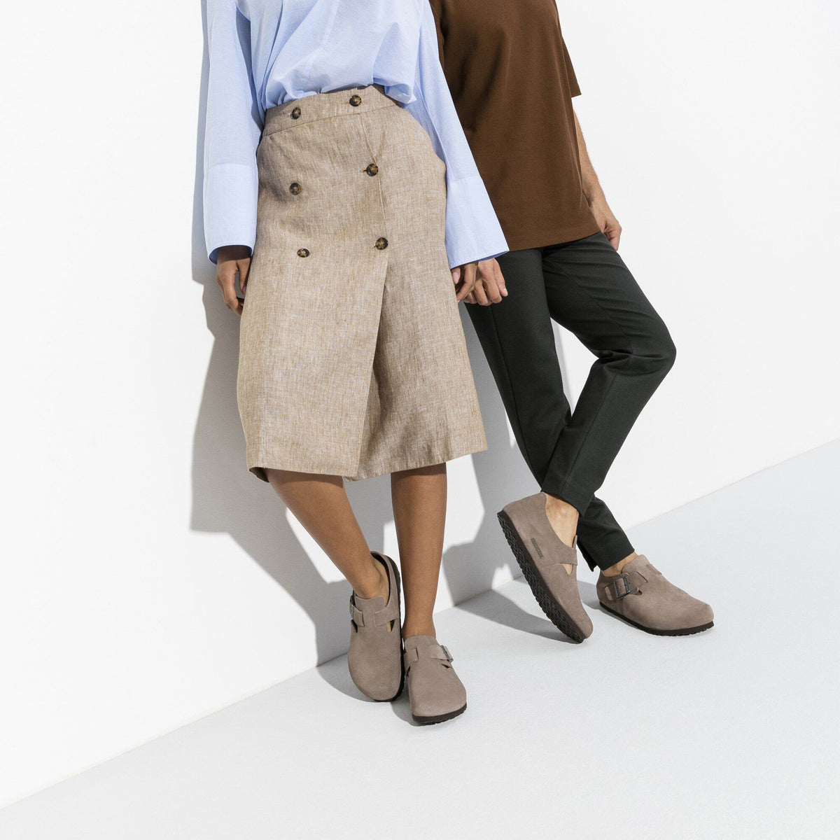 London Suede Leather - Taupe