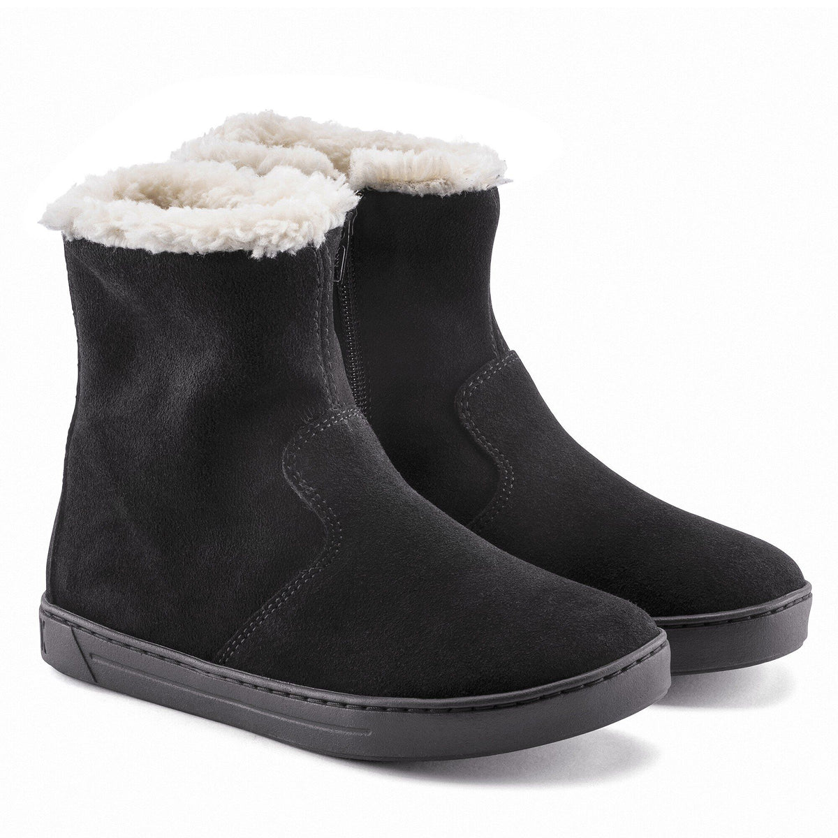 Lille Kids Suede Leather - Black