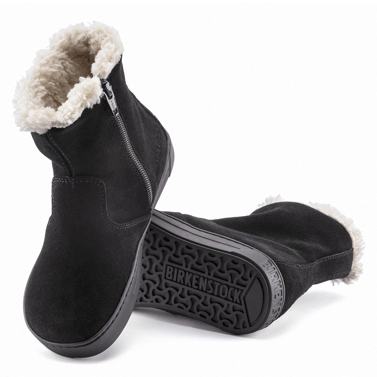 Lille Kids Suede Leather - Black