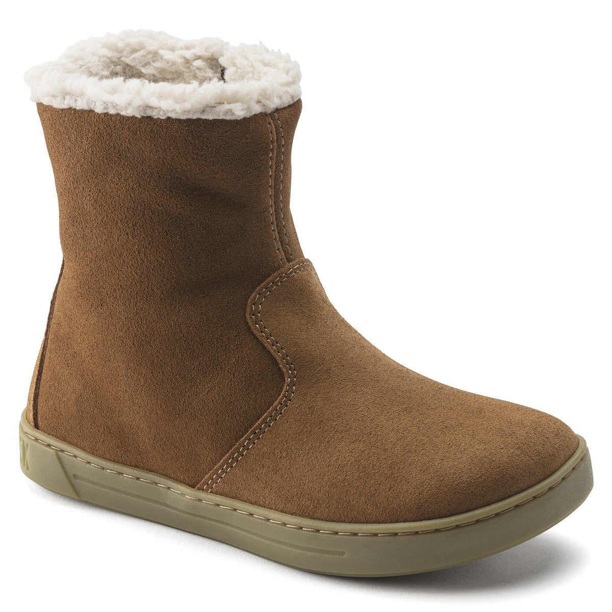 Lille Kids Suede Leather Mink - Mink
