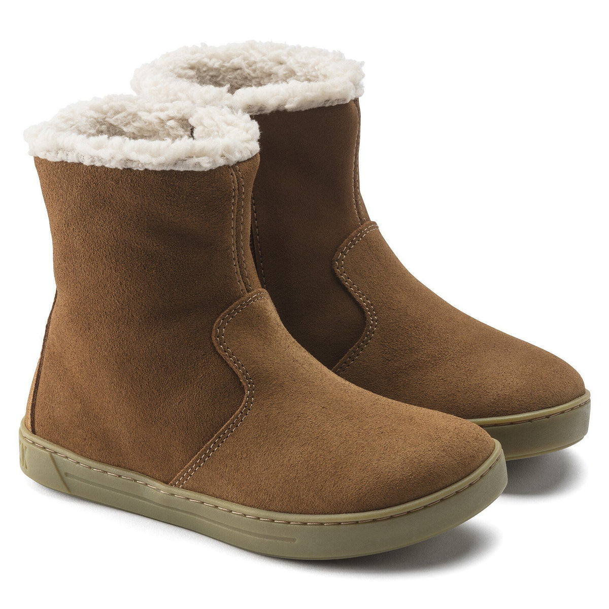 Lille Kids Suede Leather Mink - Mink