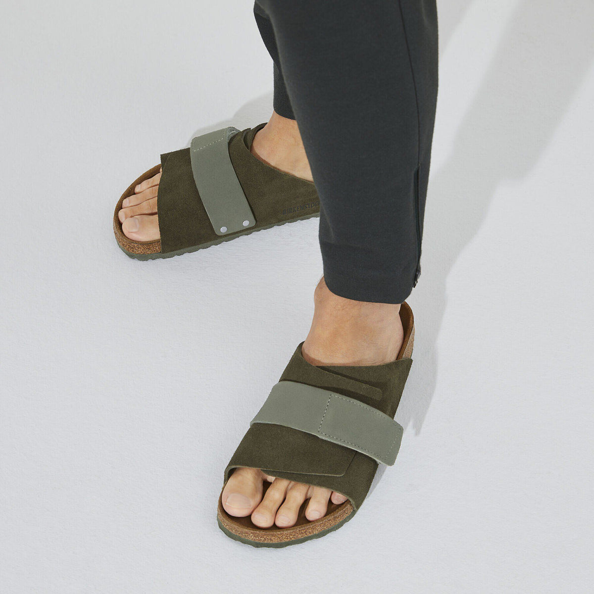 Kyoto Suede Leather - Thyme
