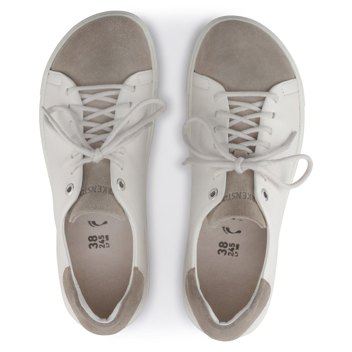 Bend Low Decon Pop Natural Leather Nubuck - Taupe/Eggshell