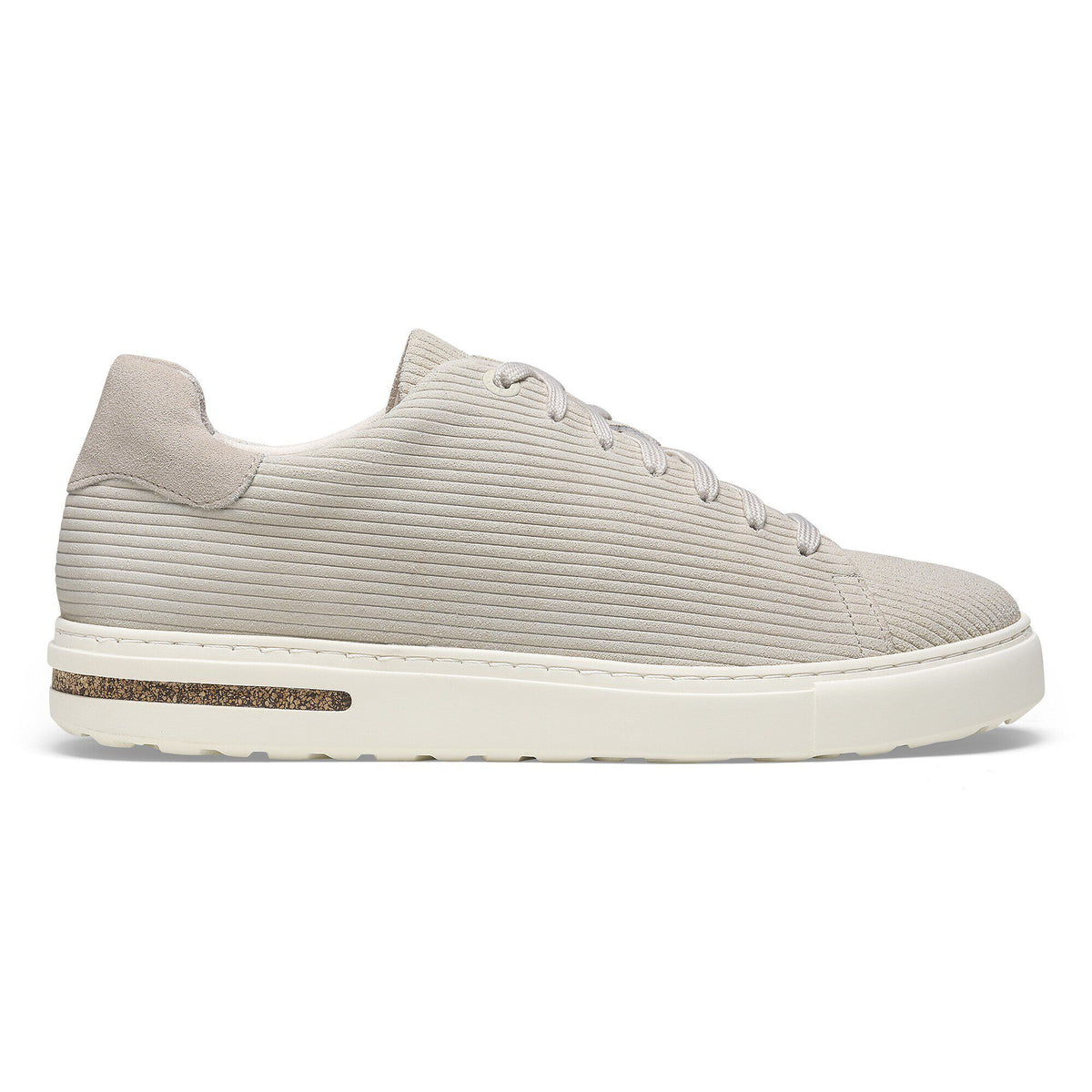 Bend Low Suede Leather Embossed - Corduroy Antique White