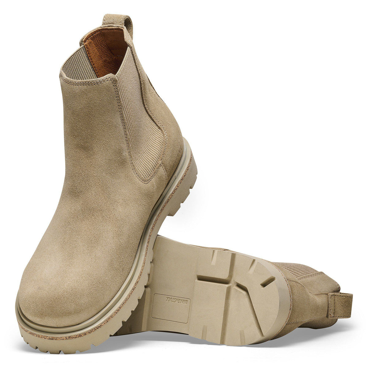 Highwood Chelsea Men Suede Leather - Taupe