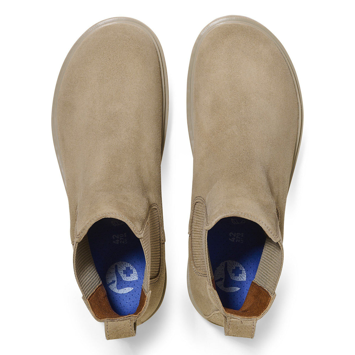 Highwood Chelsea Men Suede Leather - Taupe
