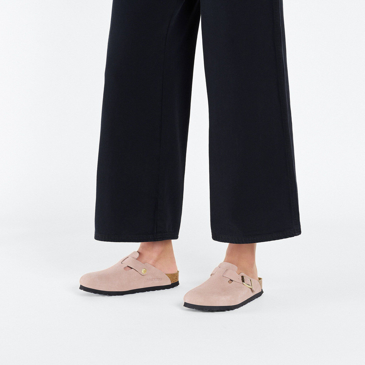 Boston Suede Leather - Light Rose