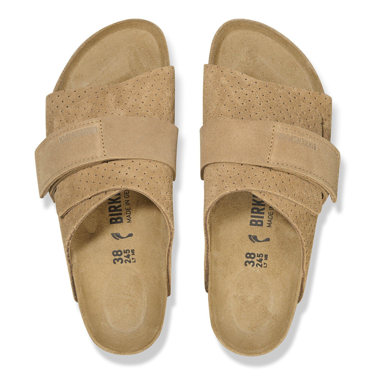 Kyoto Suede Leather Embossed - New Beige