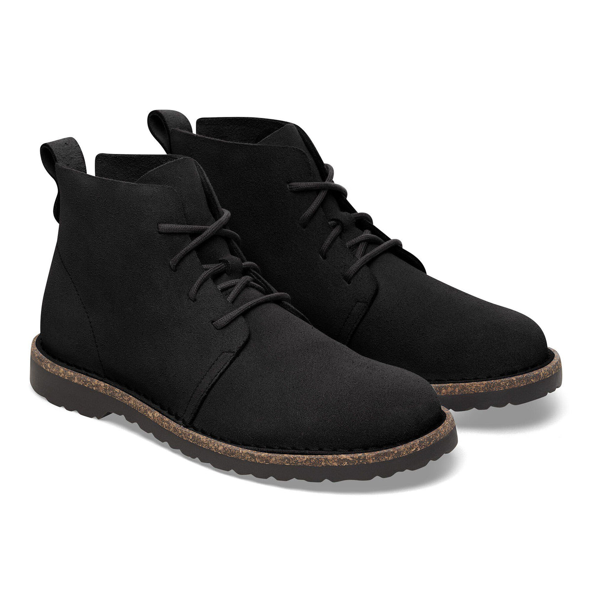 Uppsala Mid Suede Leather - Black