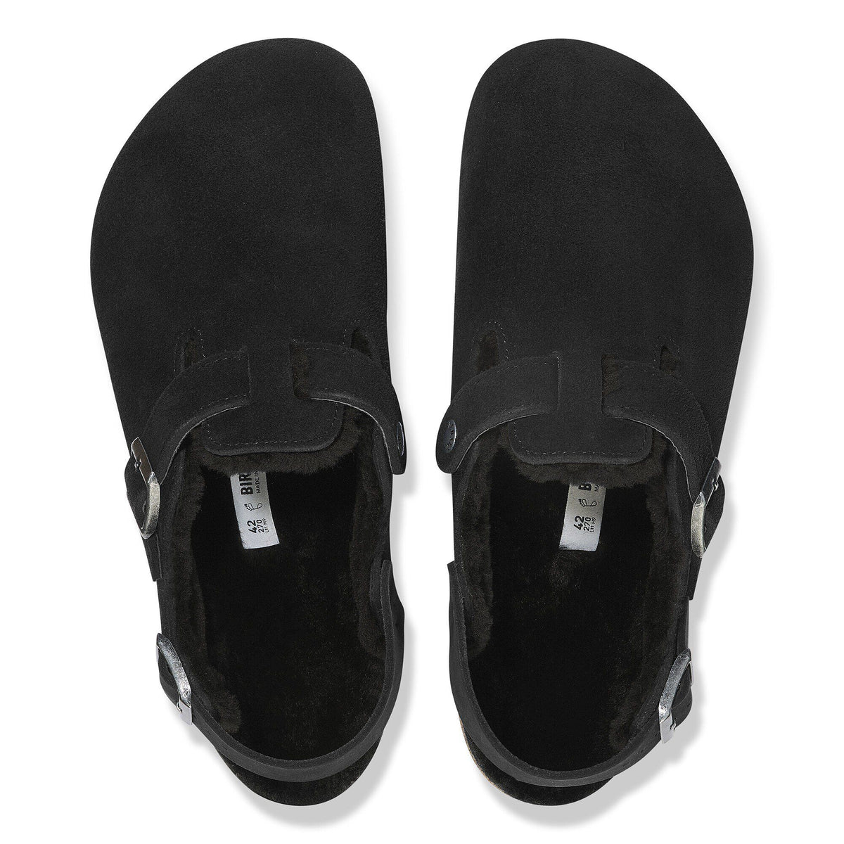 Tokio Shearling Suede Leather - Black