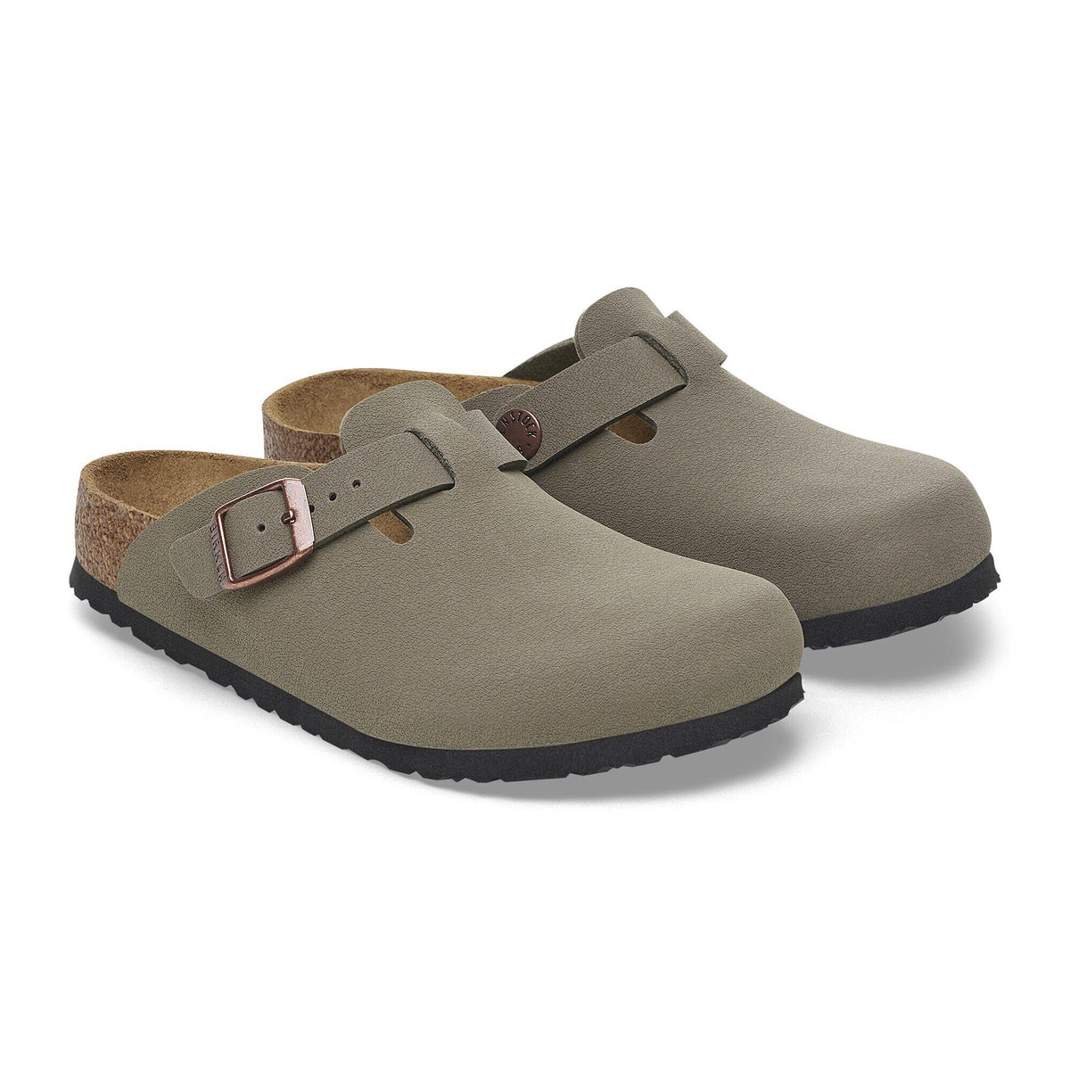 Boston Kids Birko-Flor Nubuck - Stone