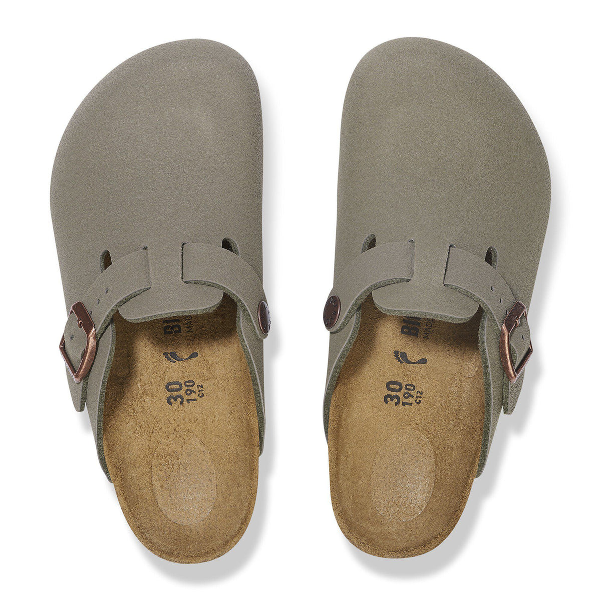 Boston Kids Birko-Flor Nubuck - Stone