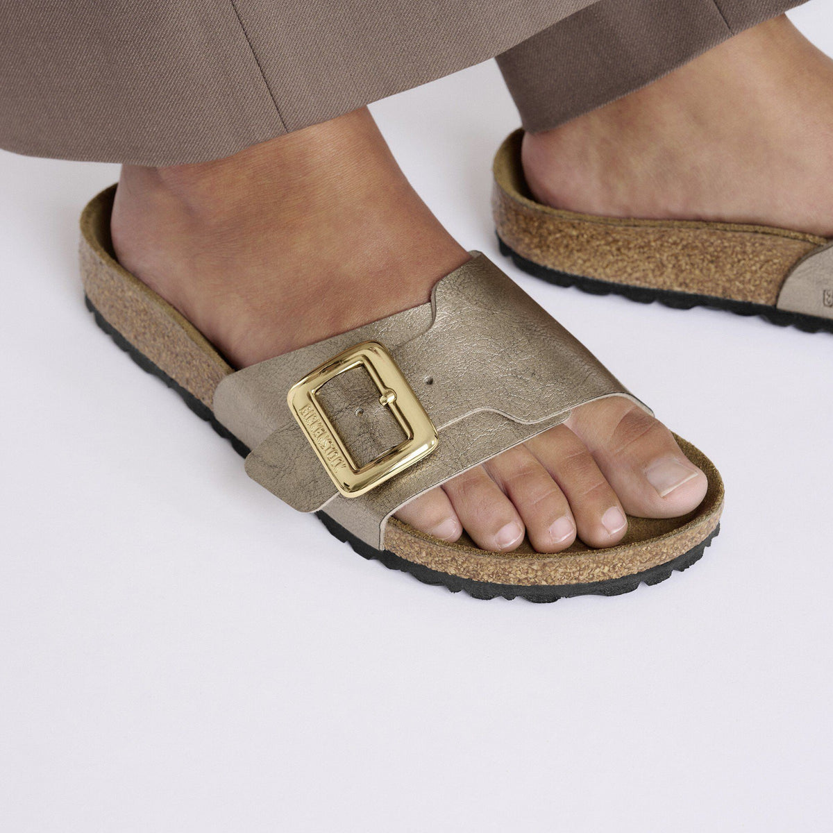 Catalina Cushion Buckle Birko-Flor - Graceful Taupe