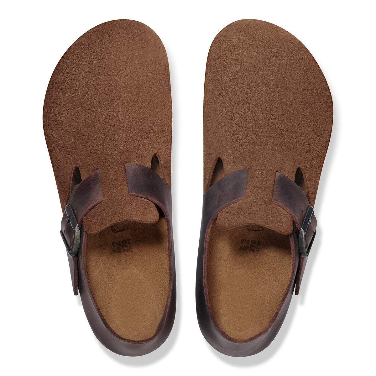 London Mixed Leather - Dark Tea