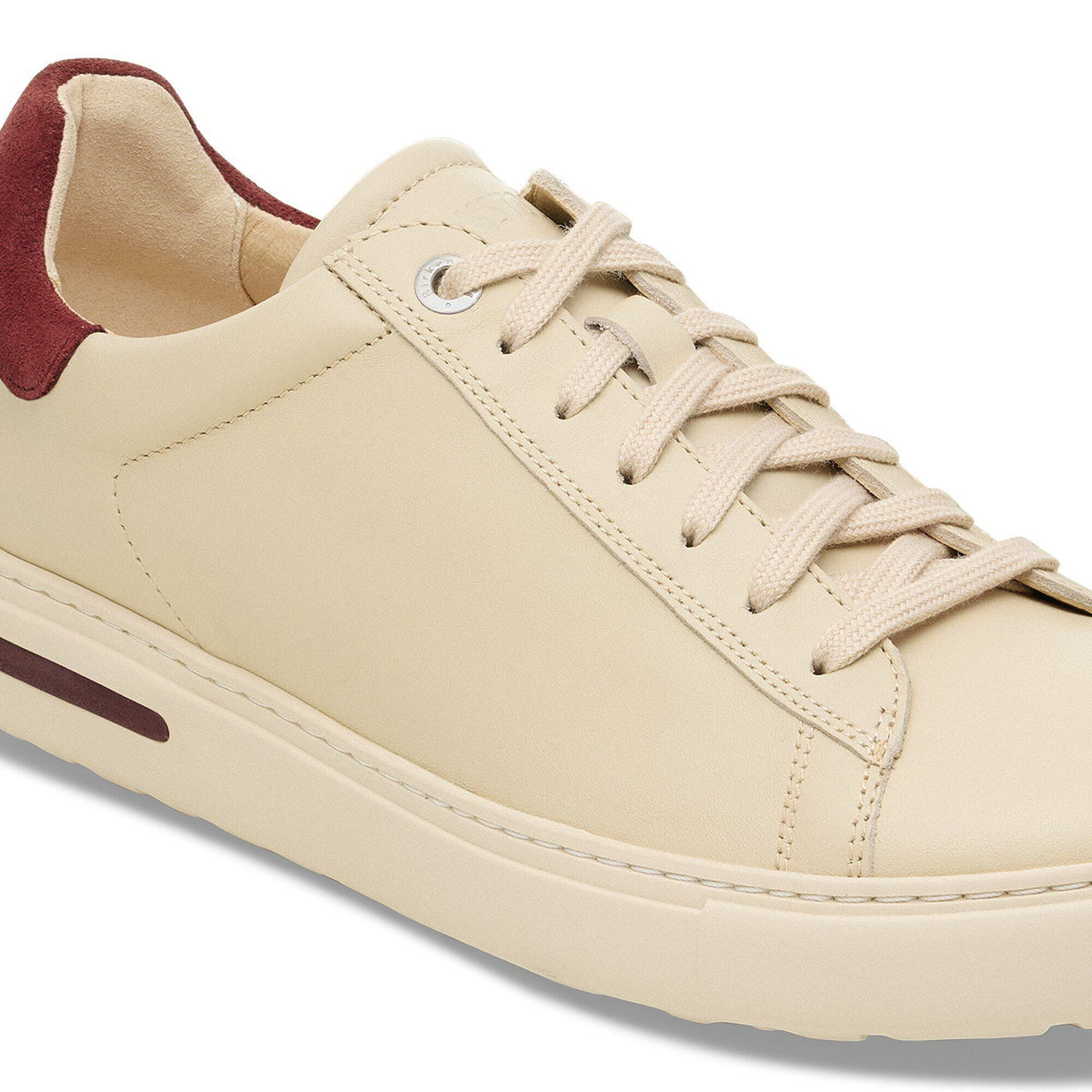 Bend Low Natural Leather - Eggshell/Zinfandel