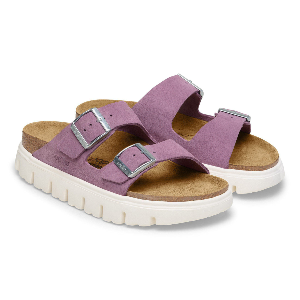 Arizona Platform Suede Leather - Mauve