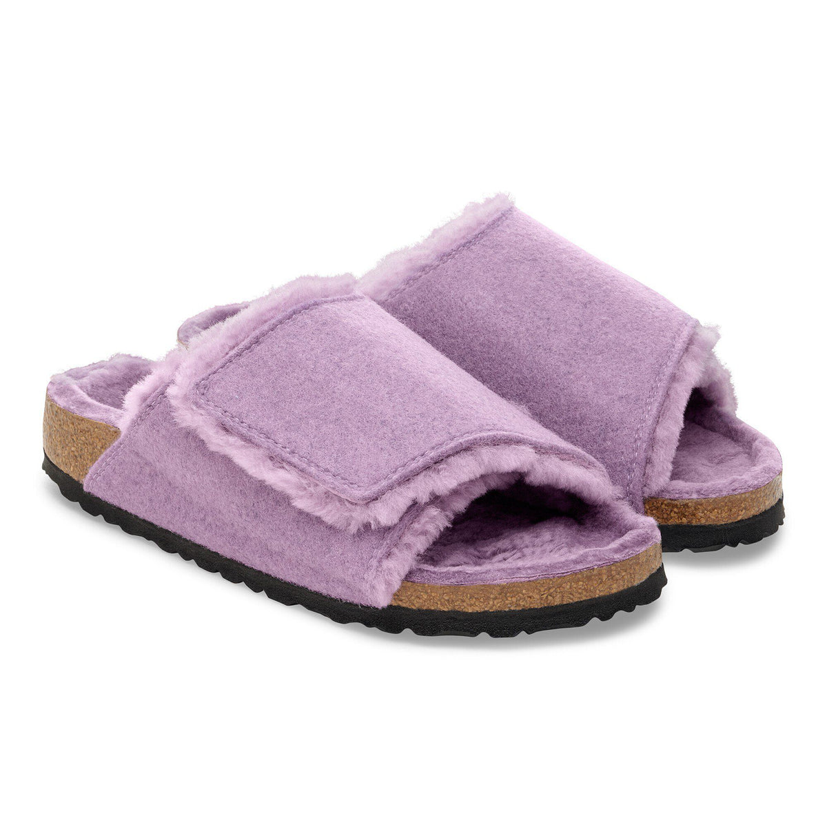 Solana Shearling Felt Mauve - Mauve