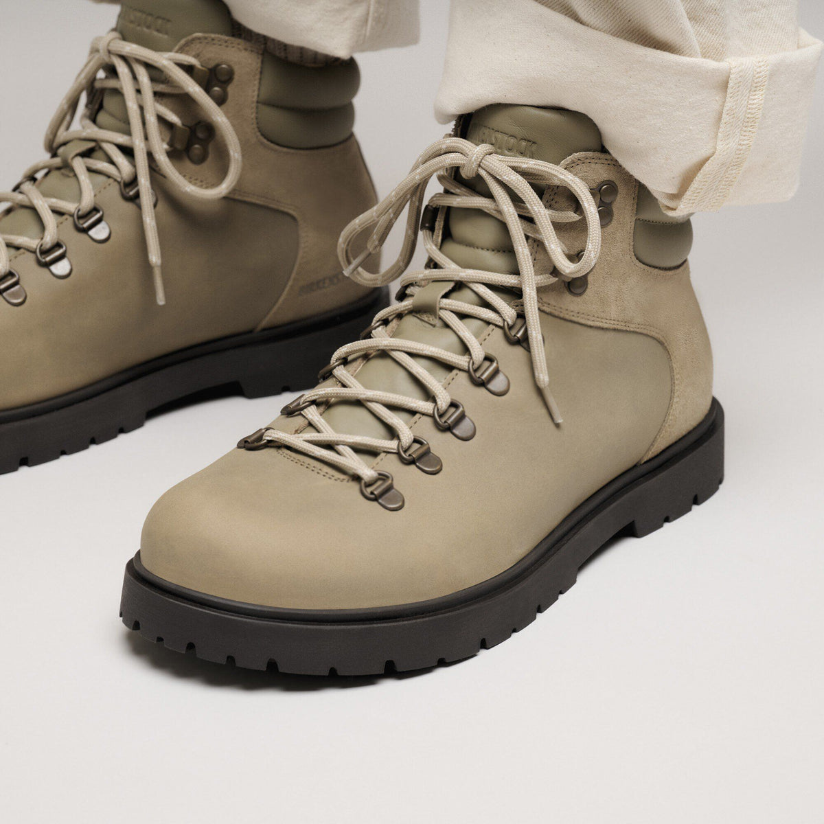 Jackson Nubuck Leather/Suede - Taupe