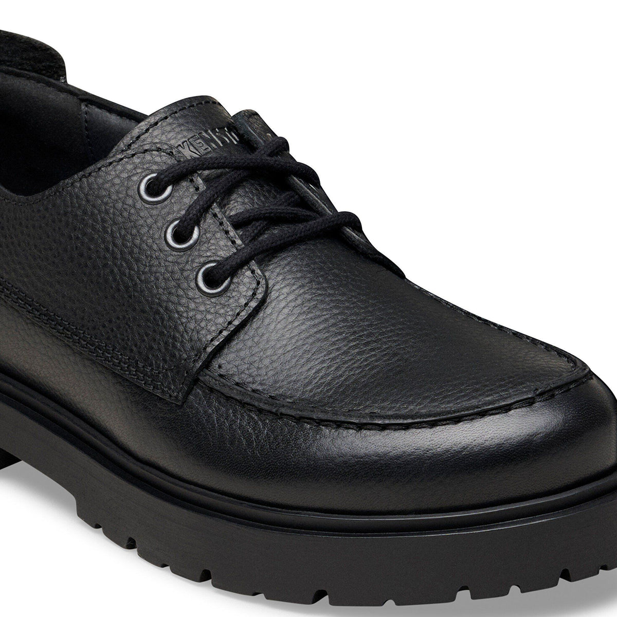 Highwood Moc Lace Low Natural Leather - Black