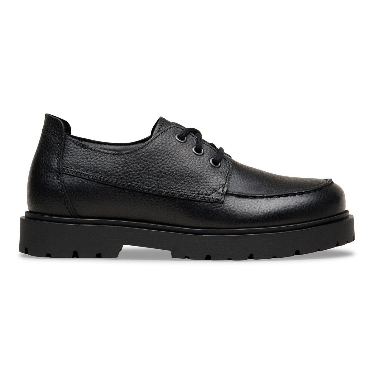 Highwood Moc Lace Low Natural Leather - Black