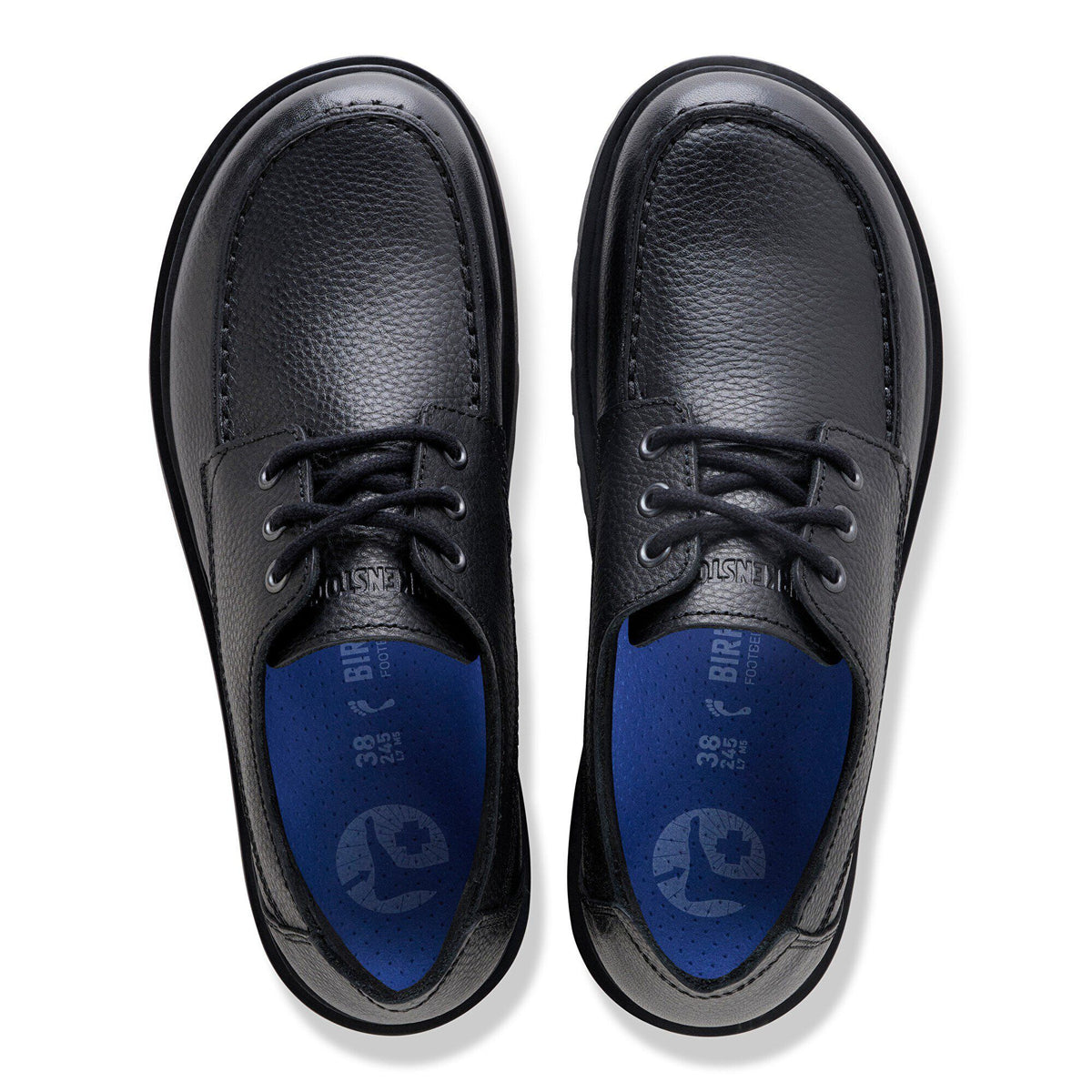 Highwood Moc Lace Low Natural Leather - Black
