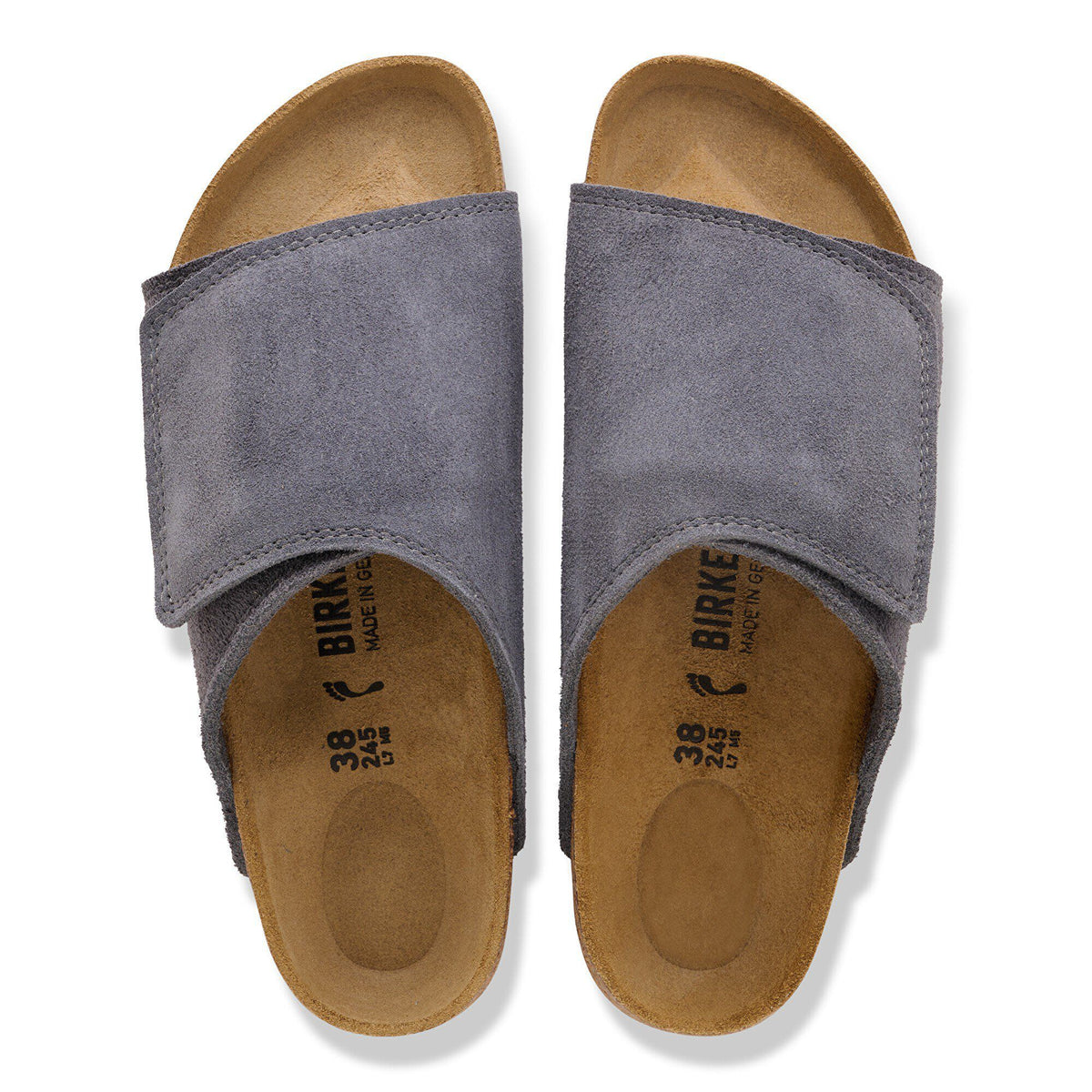 Solana Suede Leather - Charcoal