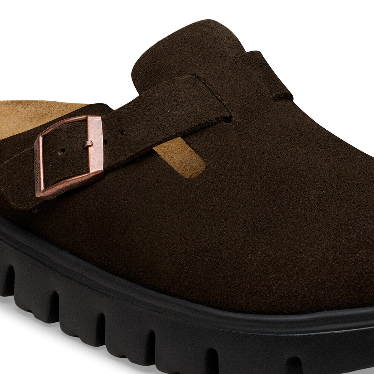 Boston Chunky Suede Leather - Mocha