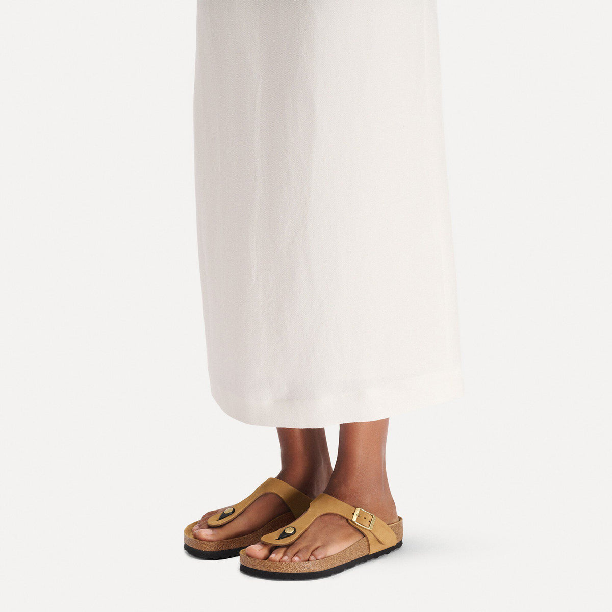 Gizeh Soft Footbed Nubuck Leather - Mink
