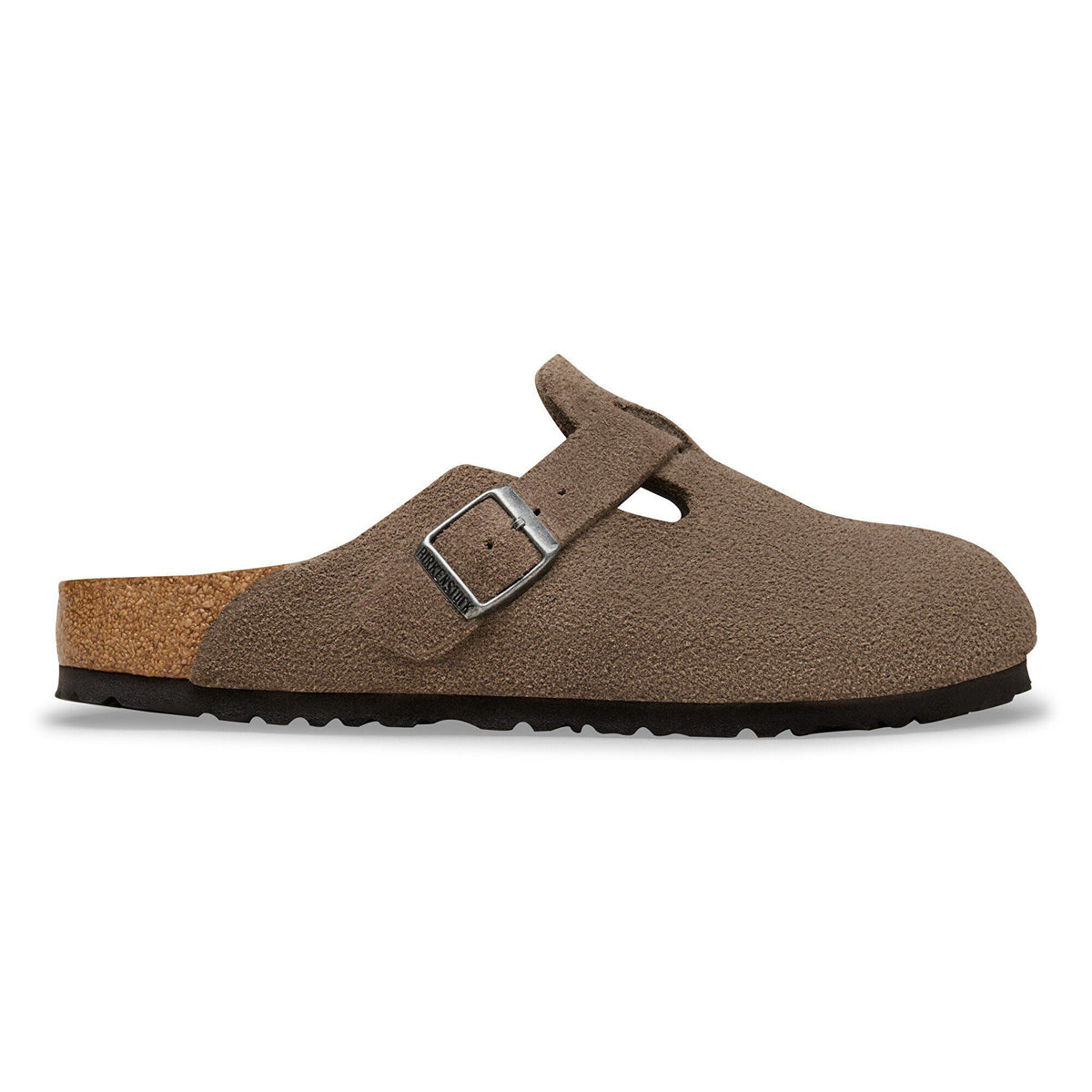 Boston Soft Footbed Suede Leather - Concrete Gray