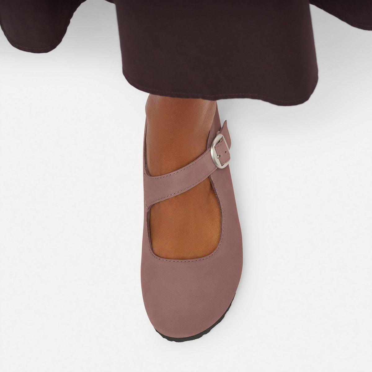Tracy Nubuck Leather - Pepper
