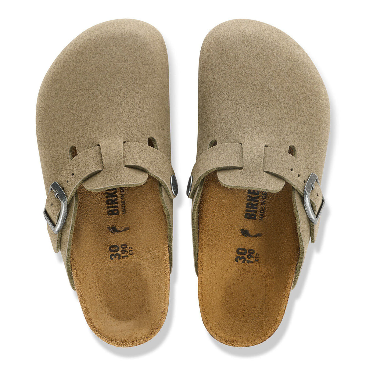 Boston Kids Birko-Flor Nubuck - Faded Khaki