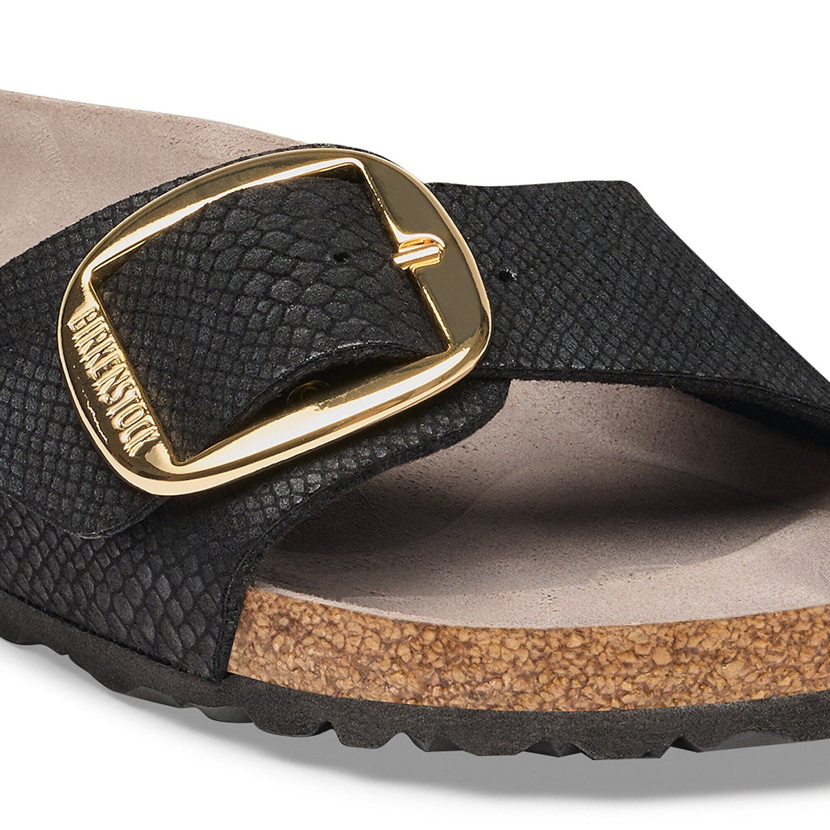 Madrid Big Buckle Synthetik - Python Black
