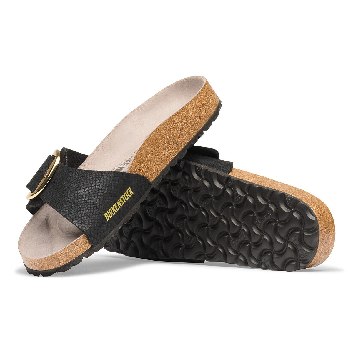 Madrid Big Buckle Synthetik - Python Black