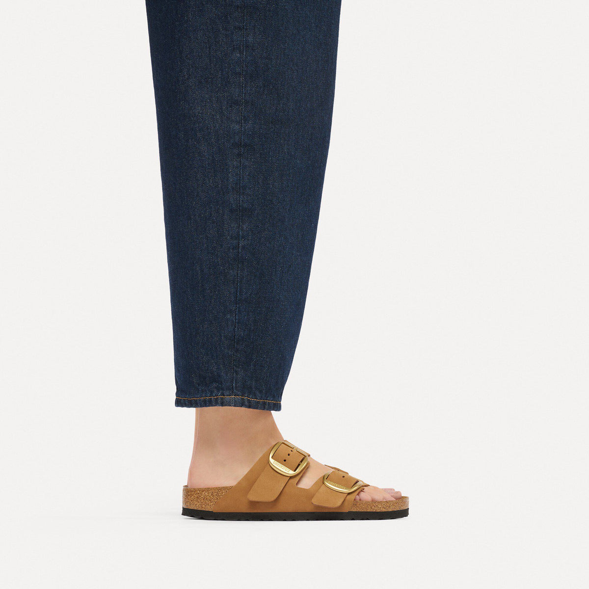 Arizona Big Buckle Nubuck Leather - Mink